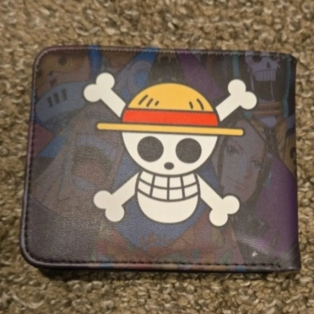 New One Piece Luffy Anime Manga Leather Wallet